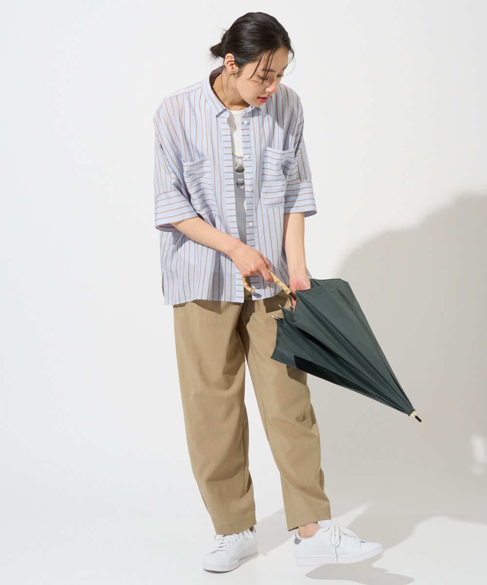 PZLGD12290 GEORGES RECH(ジョルジュ・レッシュ)  [セットアップ対応]ステッチワーク2WAYパンツ ブラック