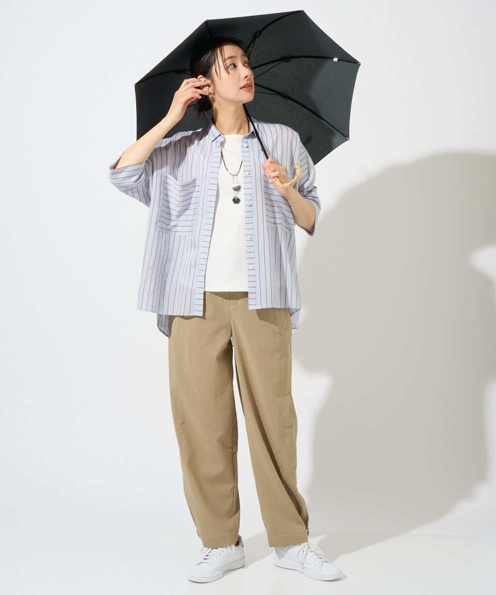 PZLGD12290 GEORGES RECH(ジョルジュ・レッシュ)  [セットアップ対応]ステッチワーク2WAYパンツ ブラック