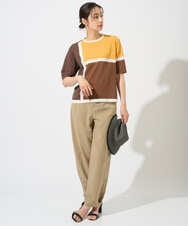 PZLGD12290 GEORGES RECH(ジョルジュ・レッシュ)  [セットアップ対応]ステッチワーク2WAYパンツ ブラック