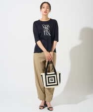 PZLGD12290 GEORGES RECH(ジョルジュ・レッシュ)  [セットアップ対応]ステッチワーク2WAYパンツ ブラック