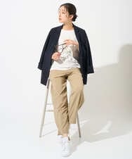 PZLGD12290 GEORGES RECH(ジョルジュ・レッシュ)  [セットアップ対応]ステッチワーク2WAYパンツ ブラック