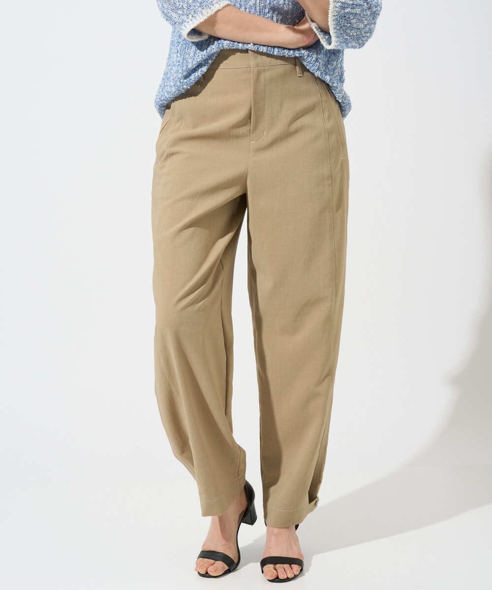 PZLGD12290 GEORGES RECH(ジョルジュ・レッシュ)  [セットアップ対応]ステッチワーク2WAYパンツ ブラック