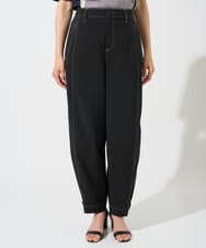 PZLGD12290 GEORGES RECH(ジョルジュ・レッシュ)  [セットアップ対応]ステッチワーク2WAYパンツ ブラック