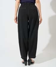 PZLGD12290 GEORGES RECH(ジョルジュ・レッシュ)  [セットアップ対応]ステッチワーク2WAYパンツ ブラック