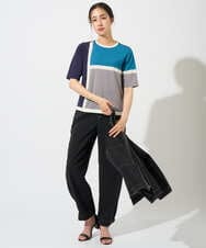 PZLGD12290 GEORGES RECH(ジョルジュ・レッシュ)  [セットアップ対応]ステッチワーク2WAYパンツ ブラック