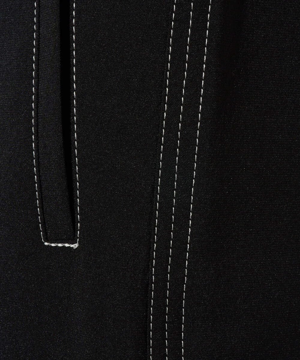 PZLGD12290 GEORGES RECH(ジョルジュ・レッシュ)  [セットアップ対応]ステッチワーク2WAYパンツ ブラック