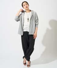 PZLGD12290 GEORGES RECH(ジョルジュ・レッシュ)  [セットアップ対応]ステッチワーク2WAYパンツ ブラック