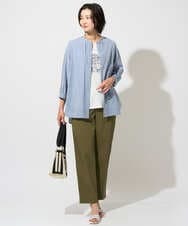 PZLGD26270 GEORGES RECH(ジョルジュ・レッシュ) ハイストレッチベイカーパンツ ベージュ