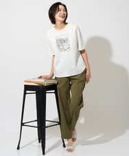 PZLGD26270 GEORGES RECH(ジョルジュ・レッシュ) ハイストレッチベイカーパンツ ベージュ