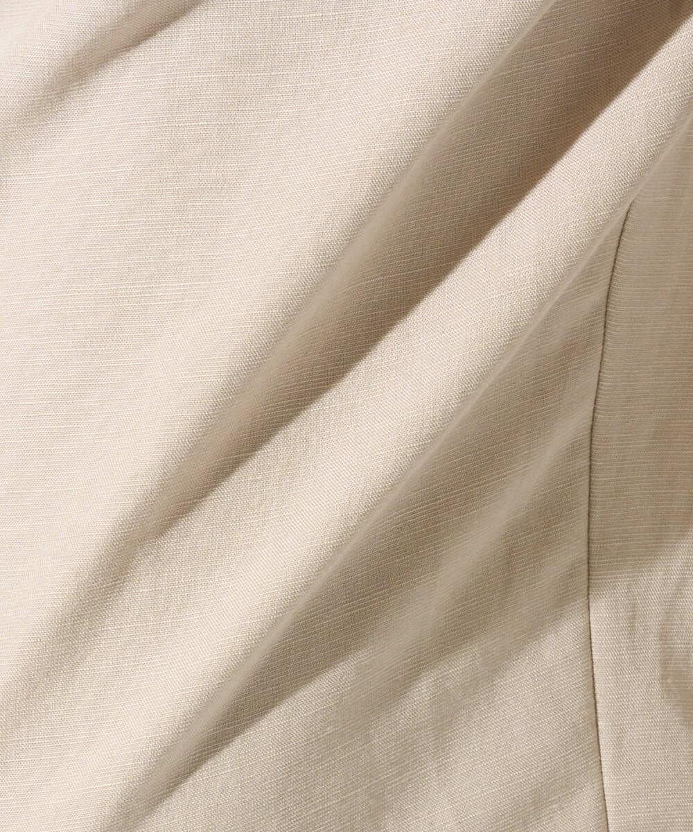 PZLGD31290 GEORGES RECH(ジョルジュ・レッシュ)  [セットアップ対応]フレンチリネンハシゴレースワイドパンツ ブラウン