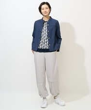 PZLGE40330 GEORGES RECH(ジョルジュ・レッシュ)  [セットアップ対応]4WAYタフタトラックパンツ ライトグレー