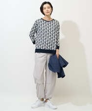 PZLGE40330 GEORGES RECH(ジョルジュ・レッシュ)  [セットアップ対応]4WAYタフタトラックパンツ ライトグレー