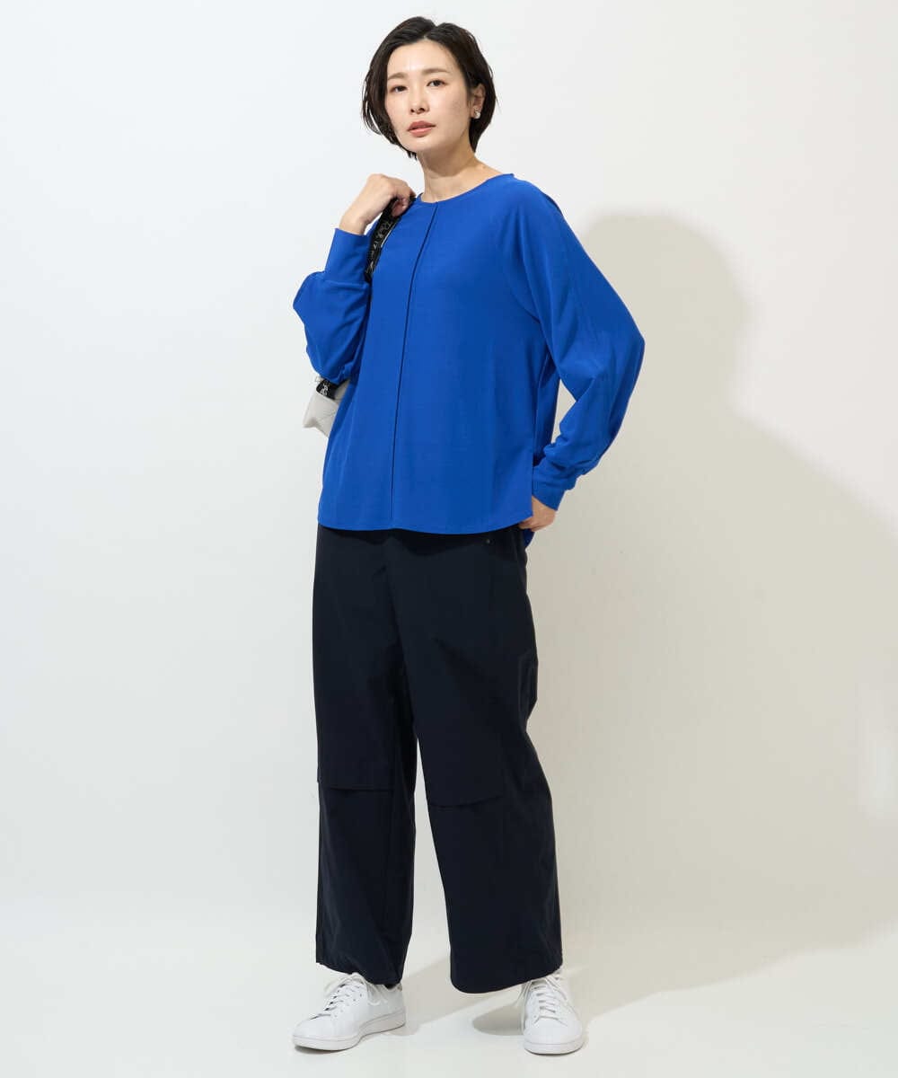 PZLGE40330 GEORGES RECH(ジョルジュ・レッシュ)  [セットアップ対応]4WAYタフタトラックパンツ ライトグレー