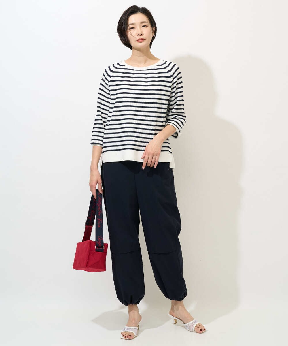 PZLGE40330 GEORGES RECH(ジョルジュ・レッシュ)  [セットアップ対応]4WAYタフタトラックパンツ ライトグレー