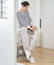 PZLGE40330 GEORGES RECH(ジョルジュ・レッシュ)  [セットアップ対応]4WAYタフタトラックパンツ ライトグレー