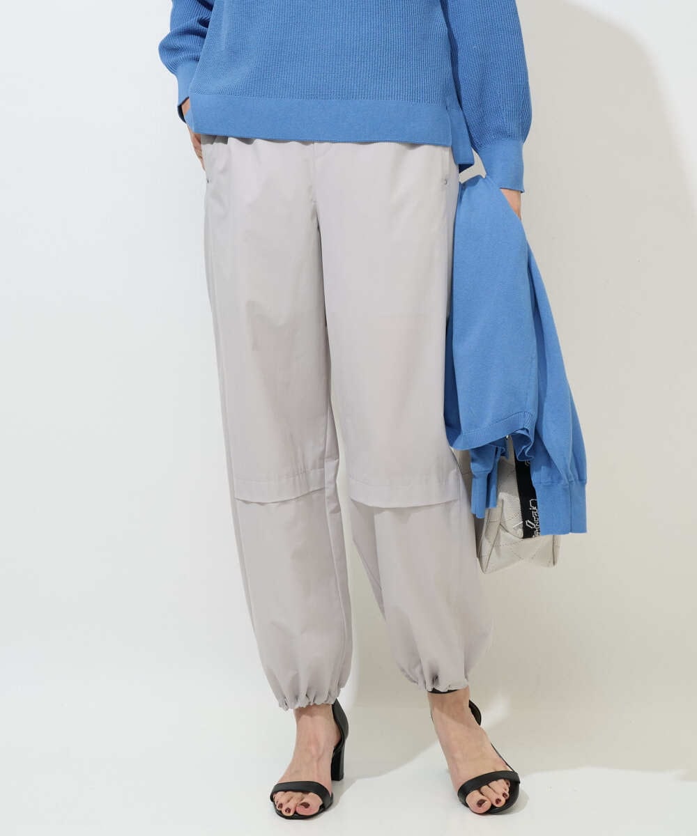 PZLGE40330 GEORGES RECH(ジョルジュ・レッシュ)  [セットアップ対応]4WAYタフタトラックパンツ ライトグレー