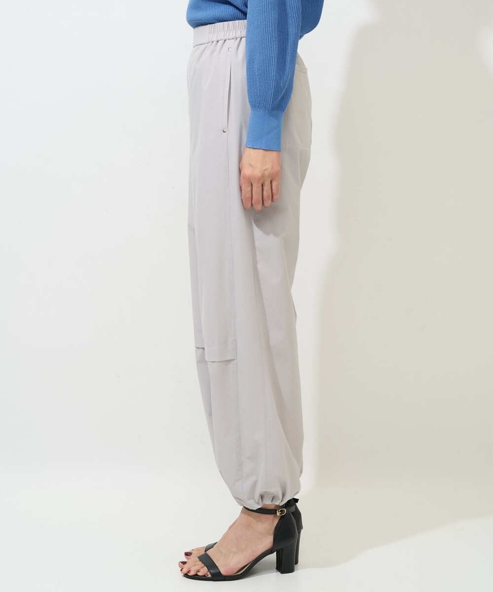 PZLGE40330 GEORGES RECH(ジョルジュ・レッシュ)  [セットアップ対応]4WAYタフタトラックパンツ ライトグレー