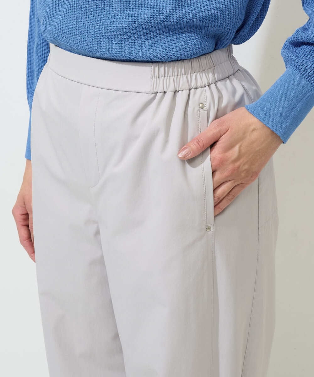 PZLGE40330 GEORGES RECH(ジョルジュ・レッシュ)  [セットアップ対応]4WAYタフタトラックパンツ ライトグレー