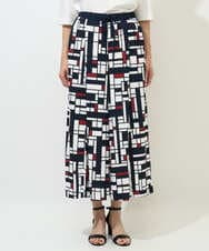 PZLGE42390 GEORGES RECH(ジョルジュ・レッシュ) トリコロールガウチョパンツ レッド系