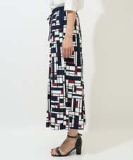 PZLGE42390 GEORGES RECH(ジョルジュ・レッシュ) トリコロールガウチョパンツ レッド系