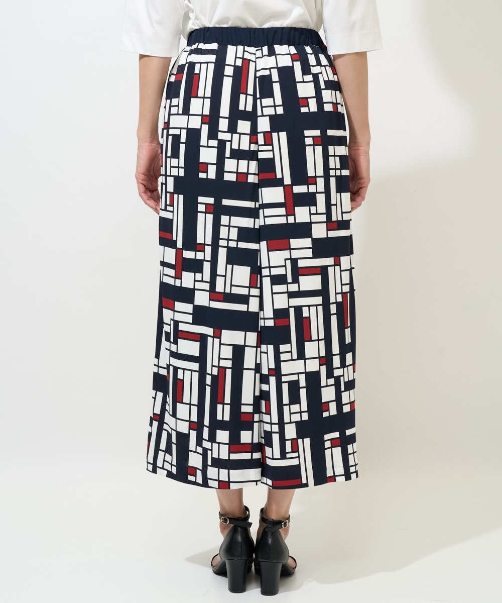 PZLGE42390 GEORGES RECH(ジョルジュ・レッシュ) トリコロールガウチョパンツ レッド系