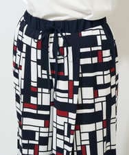 PZLGE42390 GEORGES RECH(ジョルジュ・レッシュ) トリコロールガウチョパンツ レッド系