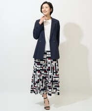 PZLGE42390 GEORGES RECH(ジョルジュ・レッシュ) トリコロールガウチョパンツ レッド系