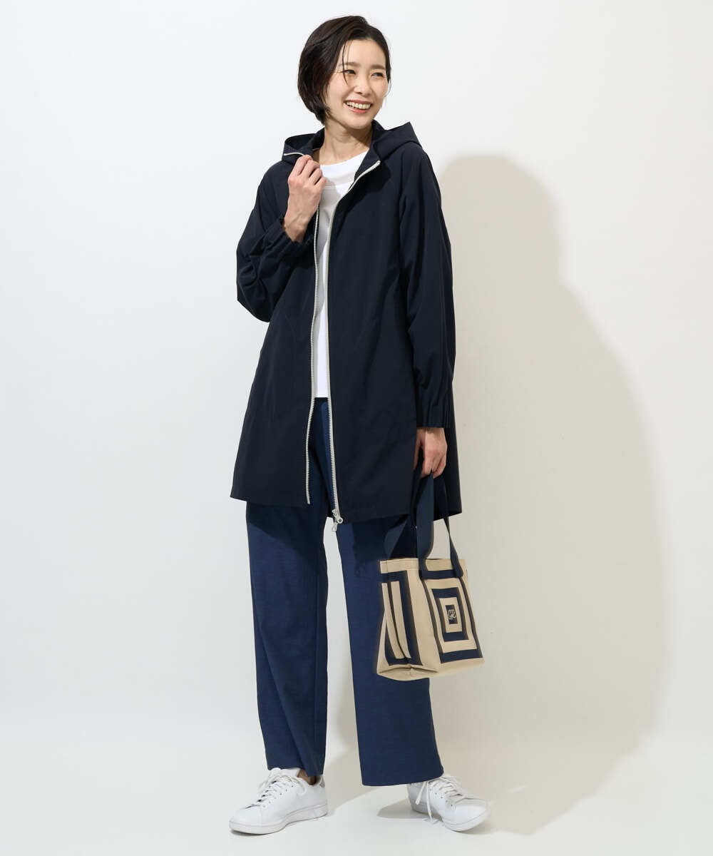 PZLGE52250 GEORGES RECH(ジョルジュ・レッシュ) シェルタリングドライオックスワイドパンツ ネイビー