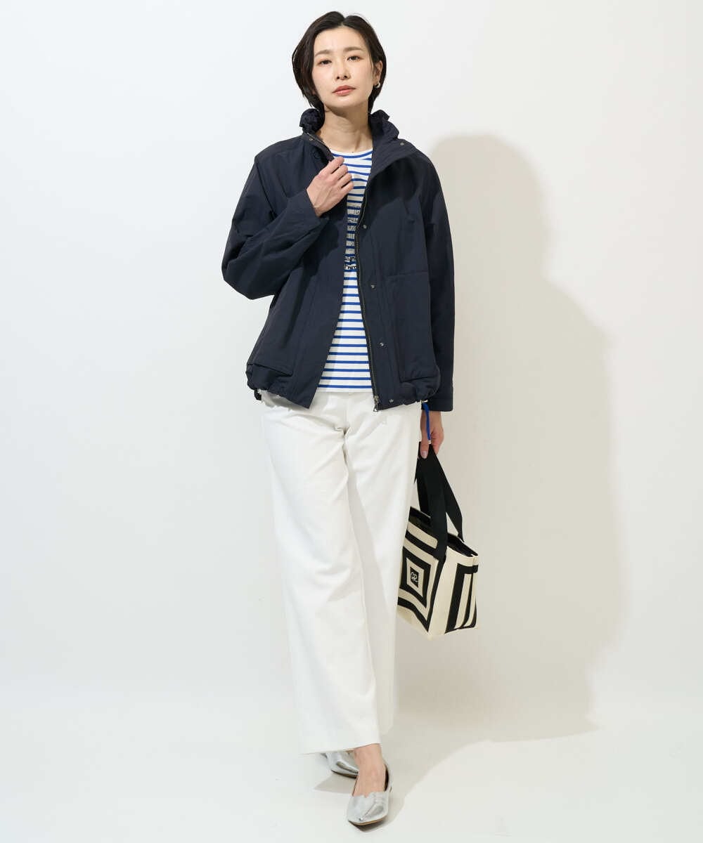 PZLGE52250 GEORGES RECH(ジョルジュ・レッシュ) シェルタリングドライオックスワイドパンツ ネイビー