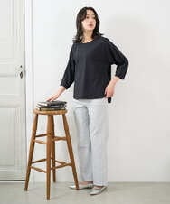 PZLGE52250 GEORGES RECH(ジョルジュ・レッシュ) シェルタリングドライオックスワイドパンツ ネイビー