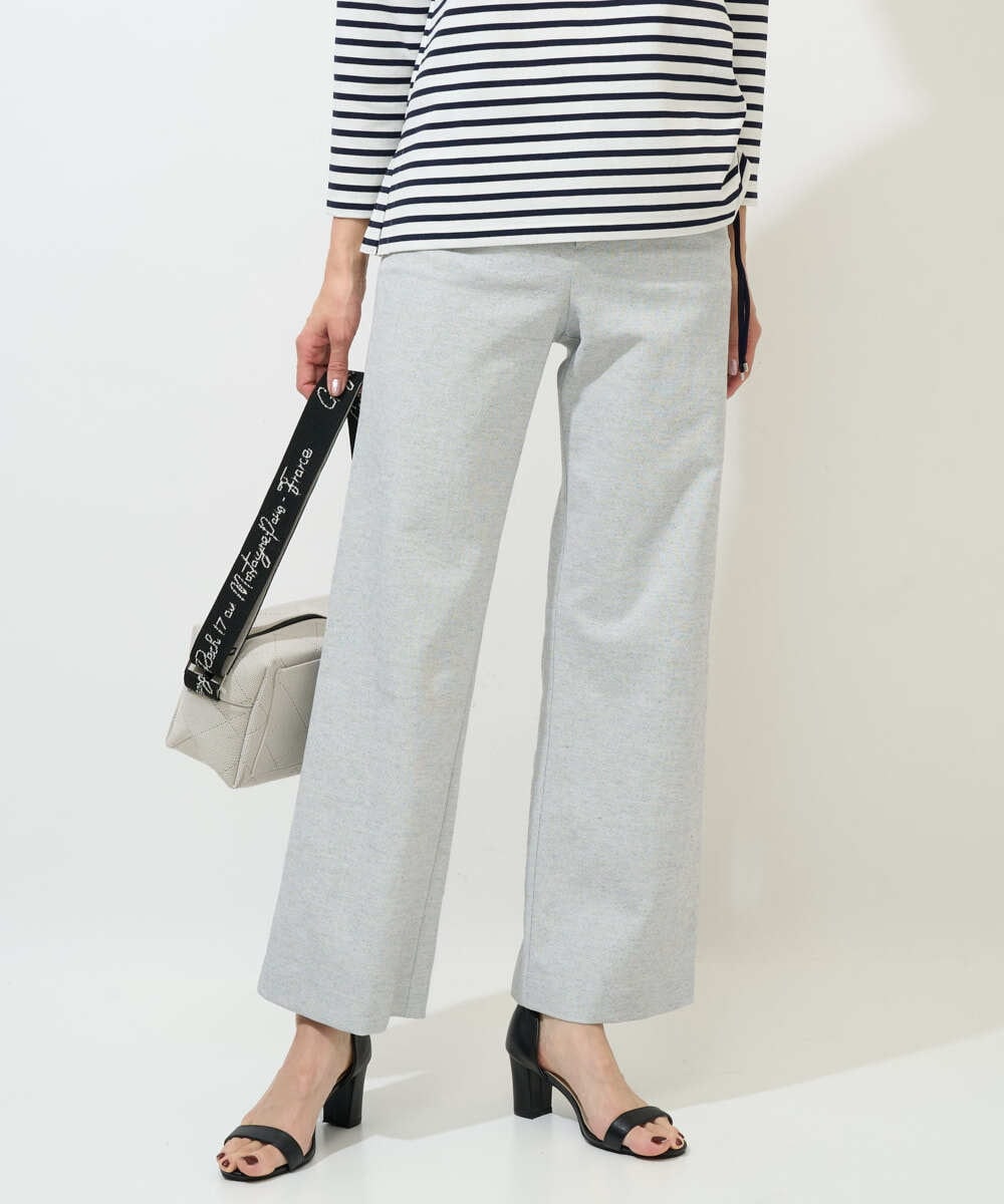 PZLGE52250 GEORGES RECH(ジョルジュ・レッシュ) シェルタリングドライオックスワイドパンツ ネイビー