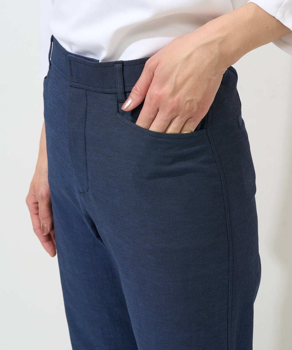 PZLGE52250 GEORGES RECH(ジョルジュ・レッシュ) シェルタリングドライオックスワイドパンツ ネイビー