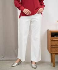 PZLGE52250 GEORGES RECH(ジョルジュ・レッシュ) シェルタリングドライオックスワイドパンツ ホワイト