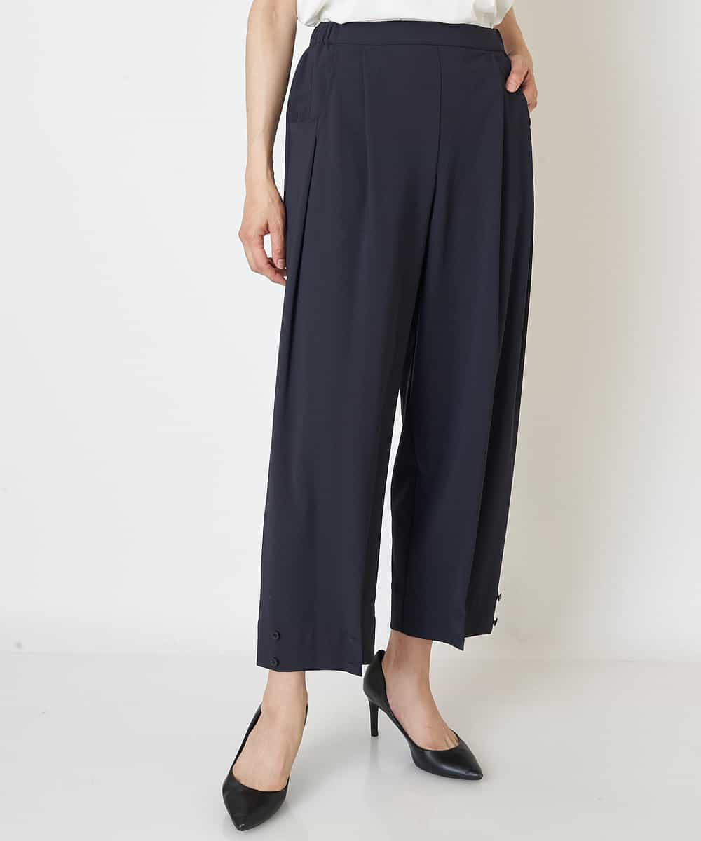 PZLGO70230 GEORGES RECH(ジョルジュ・レッシュ) 【高機能】ヘムボタンパンツ ネイビー