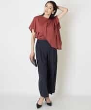 PZLGO70230 GEORGES RECH(ジョルジュ・レッシュ) 【高機能】ヘムボタンパンツ ネイビー