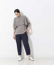 PZLGO70230 GEORGES RECH(ジョルジュ・レッシュ) 【高機能】ヘムボタンパンツ ネイビー