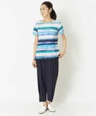 PZLGO70230 GEORGES RECH(ジョルジュ・レッシュ) 【高機能】ヘムボタンパンツ ネイビー