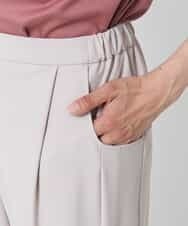 PZLGO70230 GEORGES RECH(ジョルジュ・レッシュ) 【高機能】ヘムボタンパンツ ベージュ