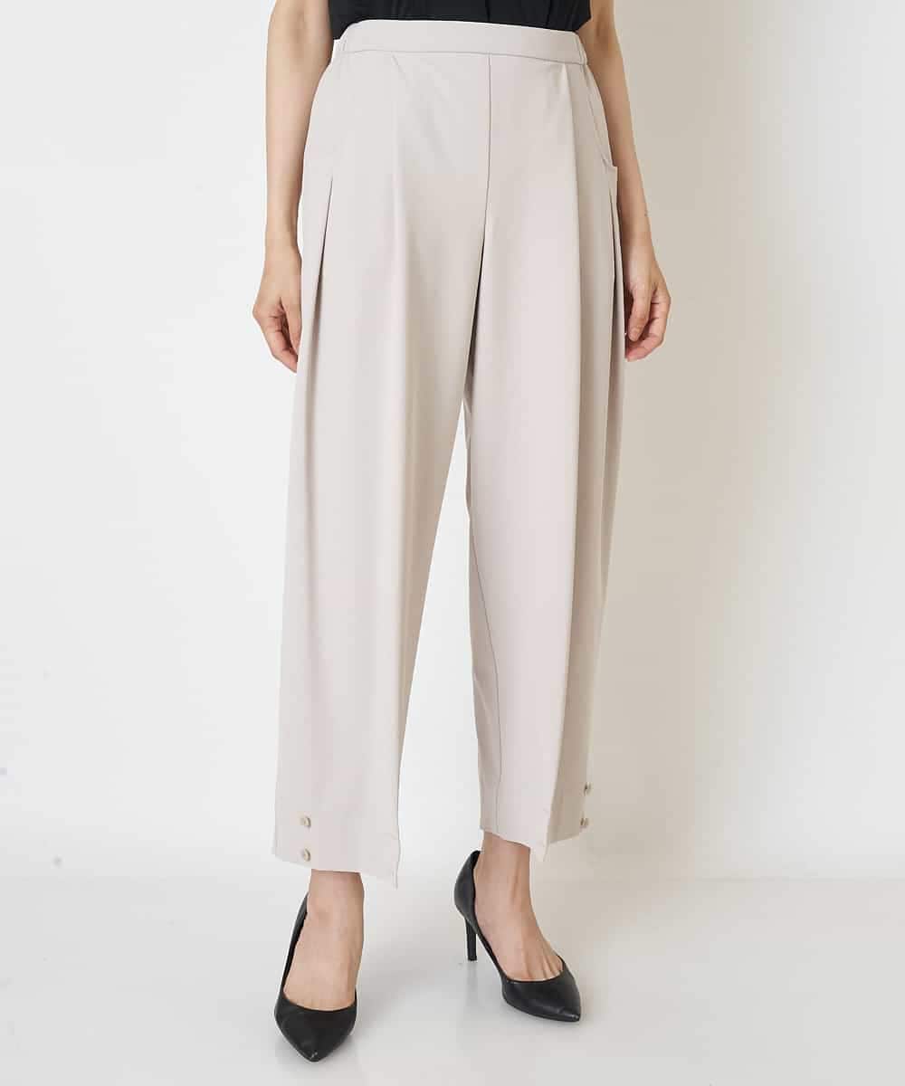 PZLGO70230 GEORGES RECH(ジョルジュ・レッシュ) 【高機能】ヘムボタンパンツ ベージュ