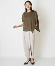 PZLGO70230 GEORGES RECH(ジョルジュ・レッシュ) 【高機能】ヘムボタンパンツ ベージュ