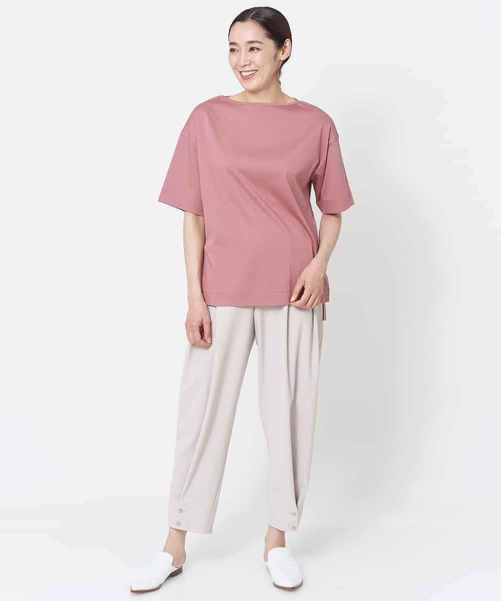 PZLGO70230 GEORGES RECH(ジョルジュ・レッシュ) 【高機能】ヘムボタンパンツ ベージュ