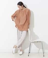 PZLGO70230 GEORGES RECH(ジョルジュ・レッシュ) 【高機能】ヘムボタンパンツ ベージュ