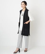 PZLGS01260 GEORGES RECH(ジョルジュ・レッシュ)  [セットアップ対応]スラブストレートパンツ ライトグレー