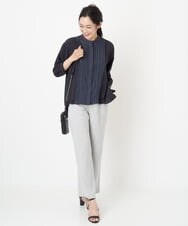 PZLGS01260 GEORGES RECH(ジョルジュ・レッシュ)  [セットアップ対応]スラブストレートパンツ ライトグレー