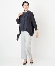 PZLGS01260 GEORGES RECH(ジョルジュ・レッシュ)  [セットアップ対応]スラブストレートパンツ ライトグレー