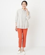 PZLGS12230 GEORGES RECH(ジョルジュ・レッシュ) [日本製/速乾]シェルタリングドライオックステーパードパンツ オレンジ