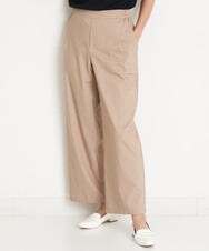 PZLGU24210 GEORGES RECH(ジョルジュ・レッシュ) [定番素材]スマッシュリネンストレッチワイドパンツ ベージュ