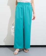 PZLGV59250 GEORGES RECH(ジョルジュ・レッシュ)  [日本製]スラブキャタピラーストレートパンツ グリーン