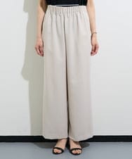 PZLGV59250 GEORGES RECH(ジョルジュ・レッシュ)  [日本製]スラブキャタピラーストレートパンツ ベージュ