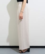 PZLGV59250 GEORGES RECH(ジョルジュ・レッシュ)  [日本製]スラブキャタピラーストレートパンツ ベージュ